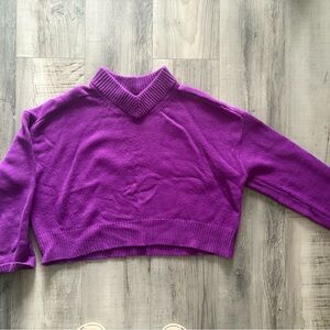 GAP Vibrant Purple Women's Turtleneck Sweater